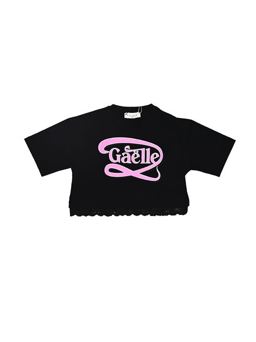 T-shirt, bambina, logata. GAELLE PARIS | 2746MY00395BK